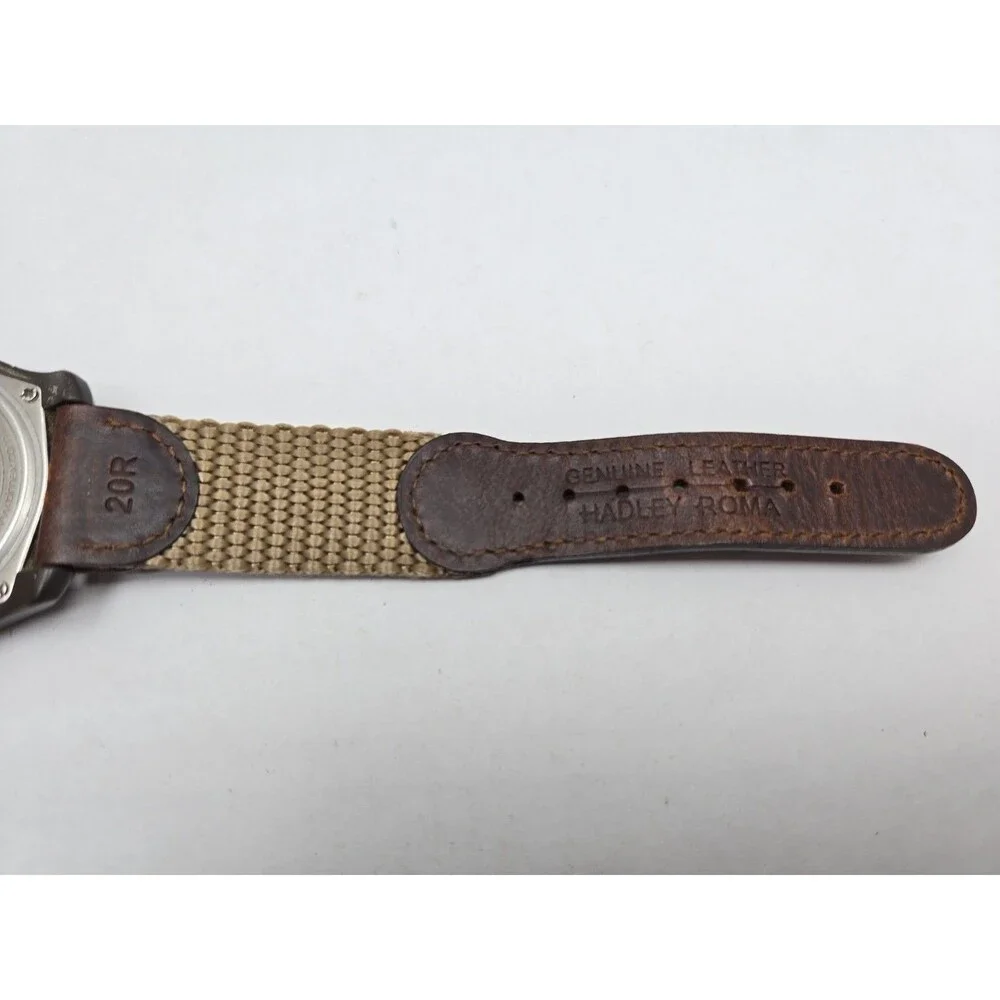 Timex Expedition Camper Mens Watch Indiglo Date Brown Strap Dial New Battery